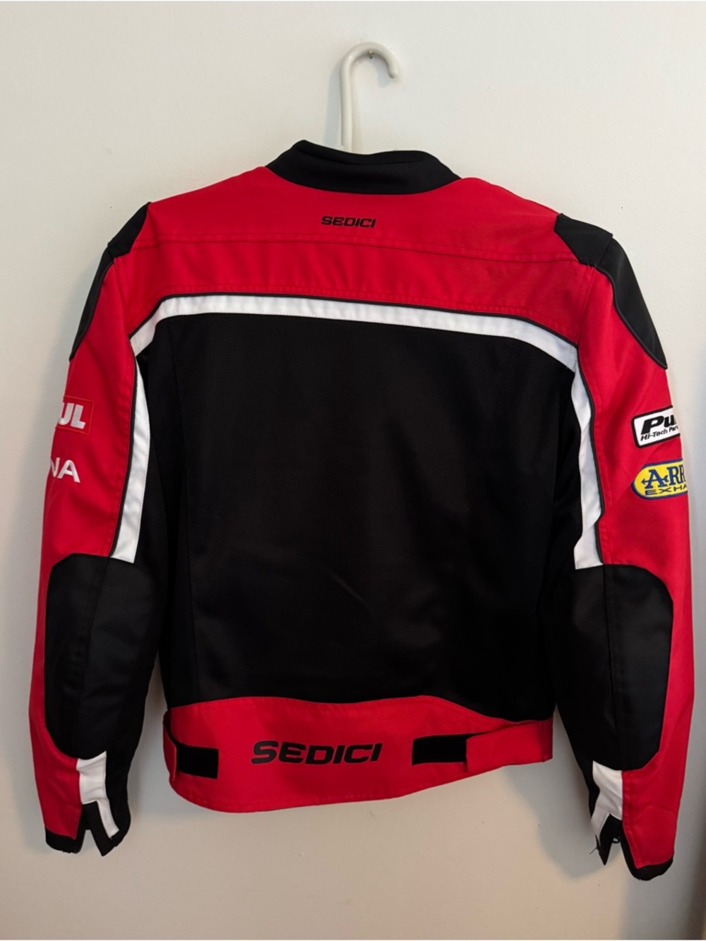 Men's Red and Black Performance Racing Jacket - Picture 3 of 5
